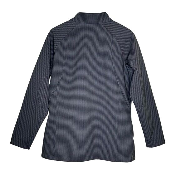 New Balance Women's Soft Shell Fleece Lined Jacket XL Black Checkered - Picture 9 of 11